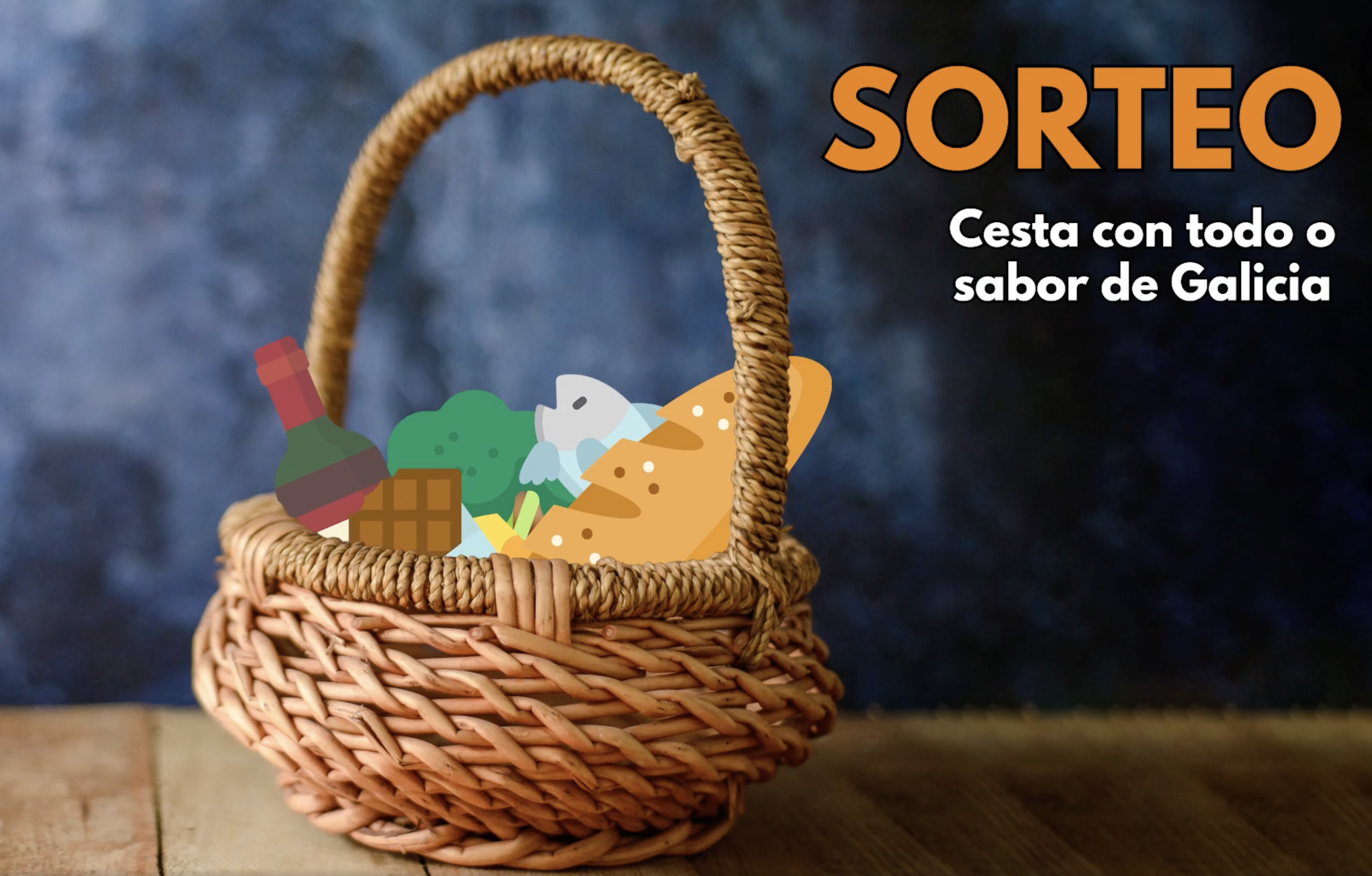 SORTEAMOS UNA CESTA DE SABORES GALLEGOS EN NUESTRAS REDES SOCIALES