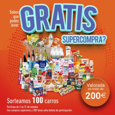  ¡¡¡LLEVA GRATIS UNA SÚPER COMPRA!!!