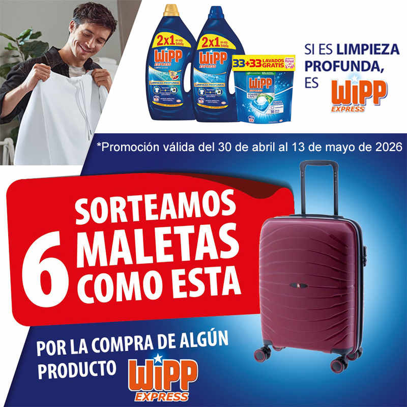 SORTEO DE MALETAS CON WIPP EXPRESS